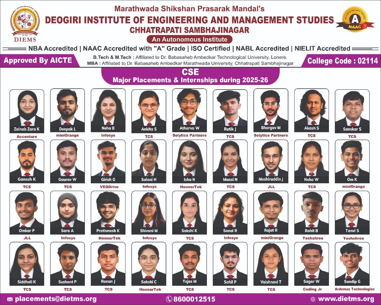 CSE Placement 2025-26