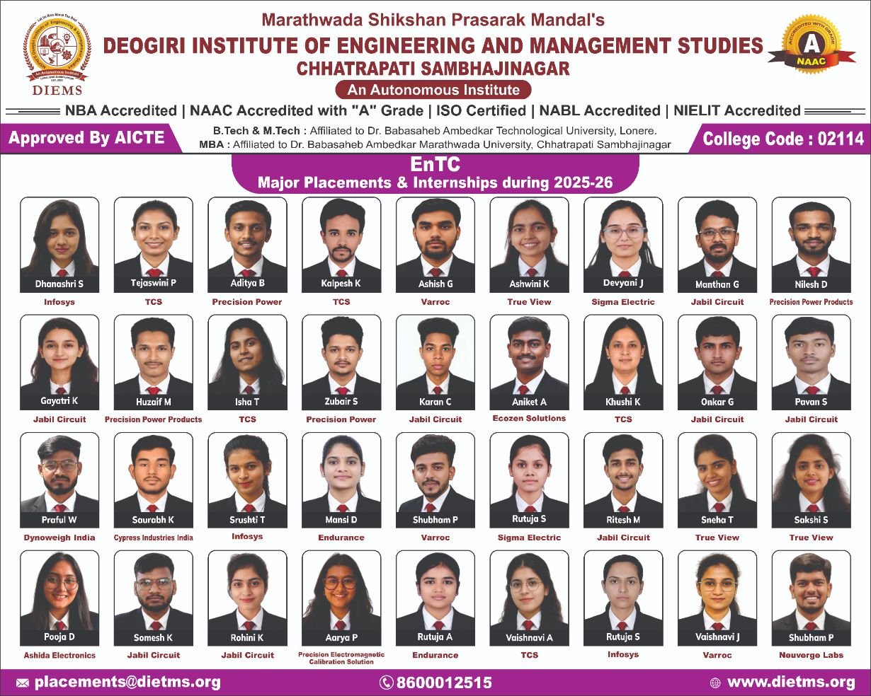 EnTC Placement 2025-26